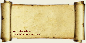 Bojana Aćimović vizit kartica